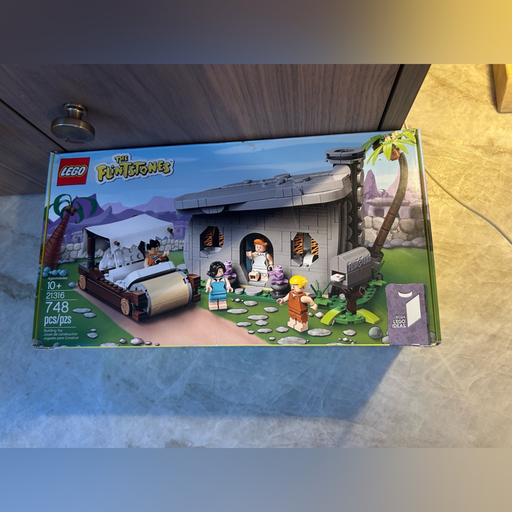 Flinstones Lego set
Opened and completed